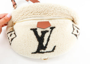 Louis Vuitton Bumbag Monogram Teddy Fleece Beige/Brown