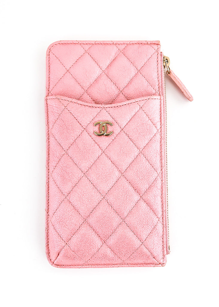 Chanel Matelasse Caviar Wallet On Chain WOC Pink  THE PURSE AFFAIR