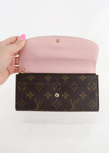 louis vuitton emilie wallet review