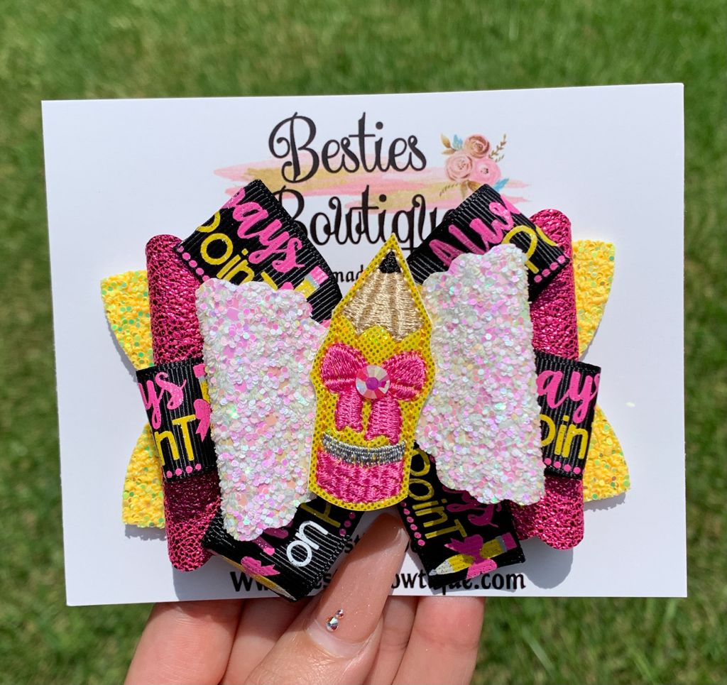 Always On Point! 4” Bow Besties Bowtique