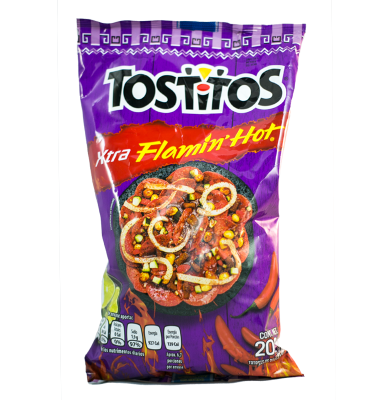 Sabritas Tostitos Grandes Xtra Flaming Hot 0 Gr General Distribution