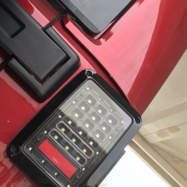 0718 Jeep Wrangler LED Tail Lights for JK & JK Unlimited
