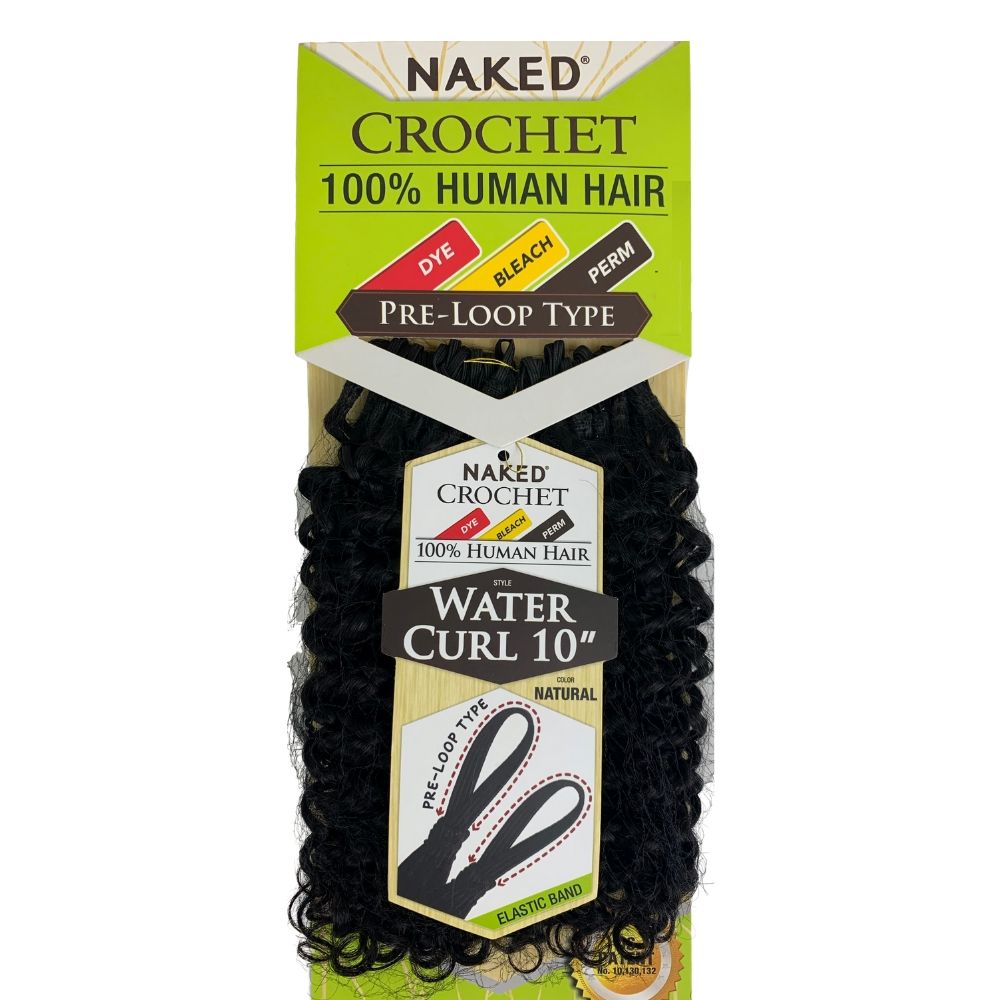 Shake N Go Naked Pre Loop Type Human Hair Crochet Braids Water Curl
