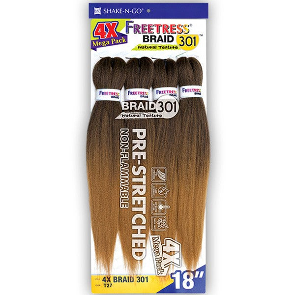 Freetress Equal Pre Stretched Synthetic Braids 4x Braid 301 18 
