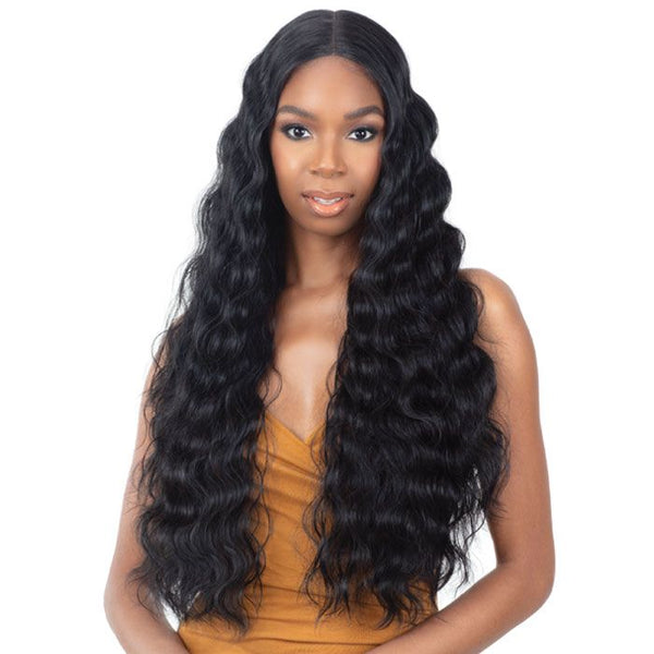 Freetress Equal Synthetic Lace & Lace Front Wig - LUMINA (1 Jet Black)