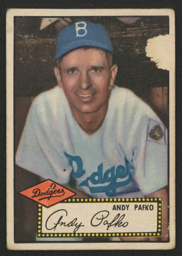 1952 Topps 1 Andy Pafko Beckett Value 5 000 Jack S Authentics