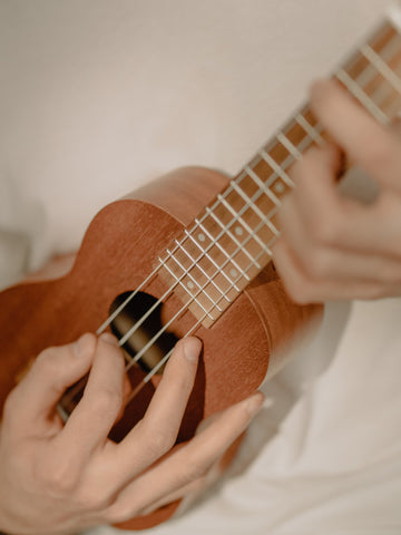 Ukulele close up