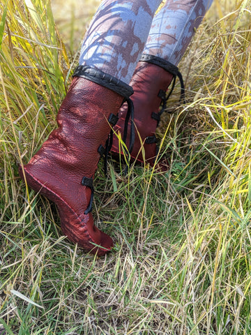 custom made moccasin boots