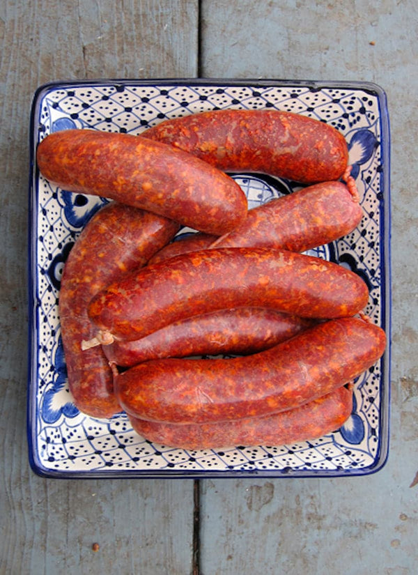 Pork - Hot Mexican Chorizo Sausages 4 pcs (1lb) | Wiser Meats