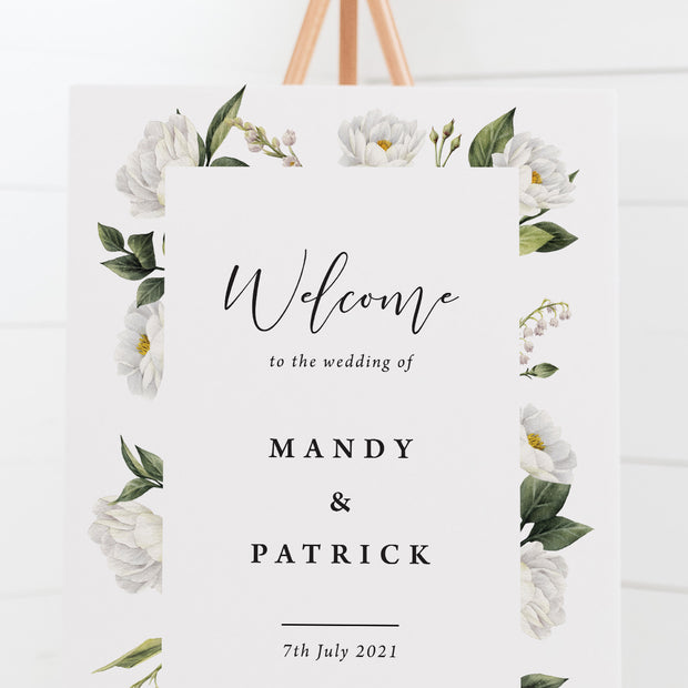 Wedding Welcome Signs – Peach Perfect Stationery