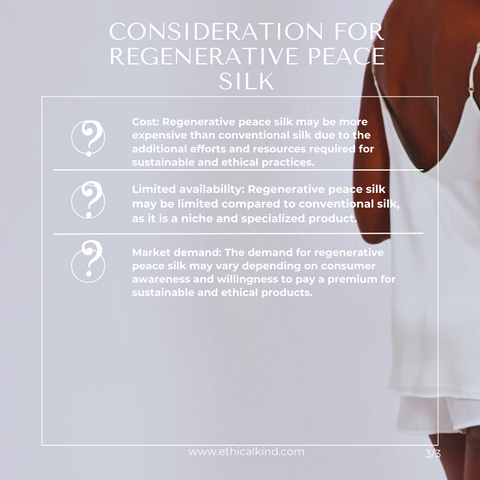 Consideration for Regenerative Peace Silk 3/3