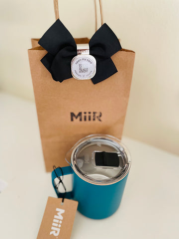 The Miir Camp Cup with Tokki Bow-Card Greeting Card