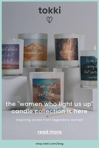 women who light us up candle collection pin