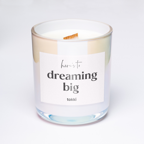 dreaming big tokki candle