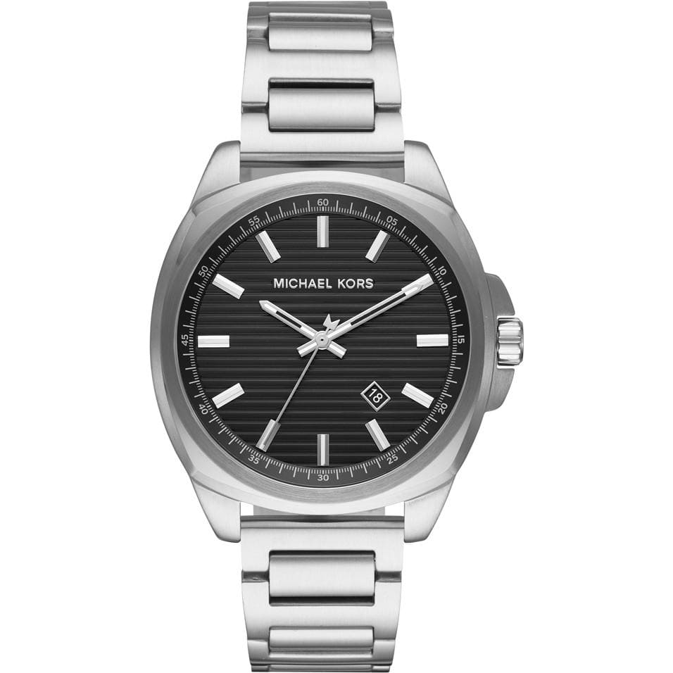 michael kors men's silver watches