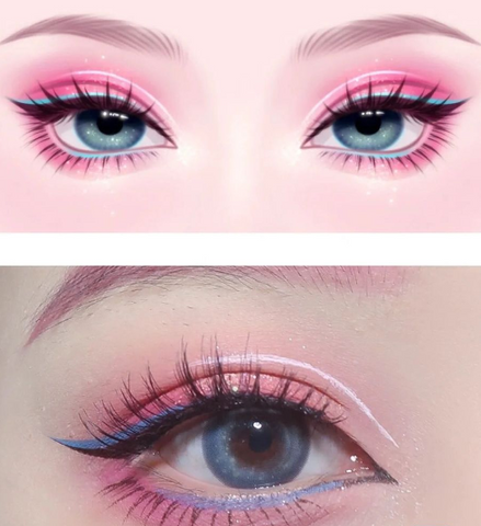 Bio-essence 1 Pair Color Contact Lenses for Eyes Anime Makeup