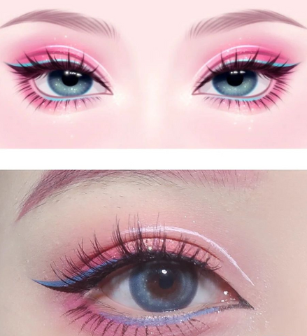 Makeup with Anime Lenses by askuniqso on DeviantArt