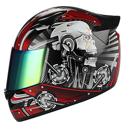 1storm motorcycle bike full face helmet mechanic carbon fiber black