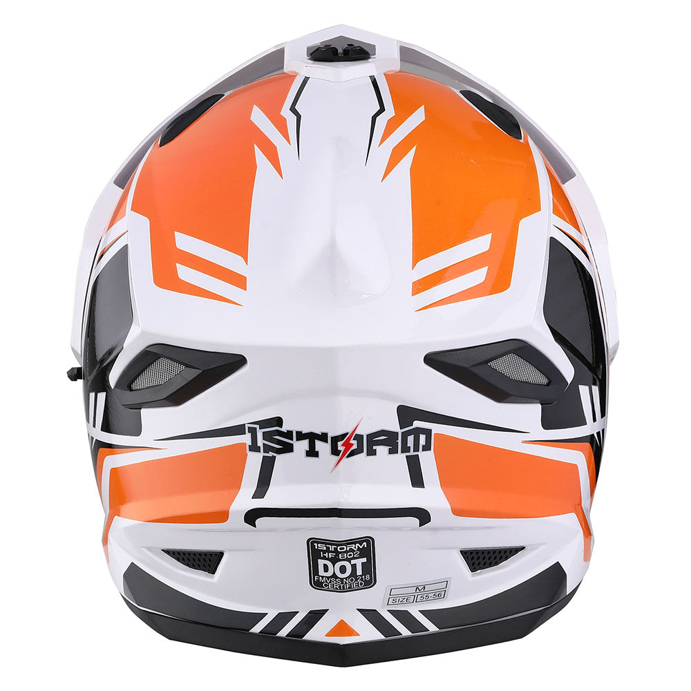1storm dual sport motorcycle motocross off road full face helmet dual visor