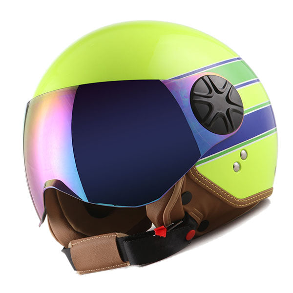 Download 1Storm Motocycle Scooter Bike Open Face/Half Face Helmet ...