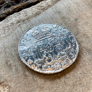 El Cazador Shipwreck - " The shipwreck that changed the World" - 8 Reales - Grade Fine Plus - Dated 1783