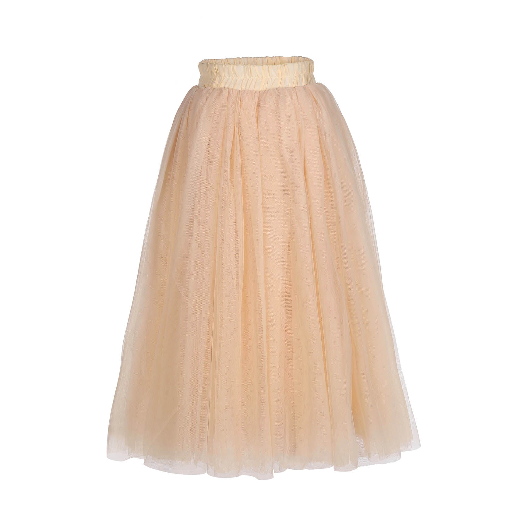 Flower Girls Straight Tulle Maxi Skirts Vintage Champagne Color Birthd ...