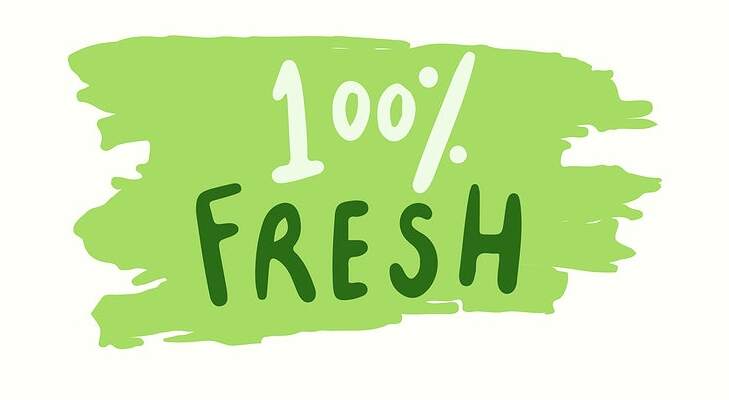 100% fresh