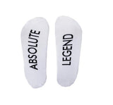 Absolute Legend White Sports Socks