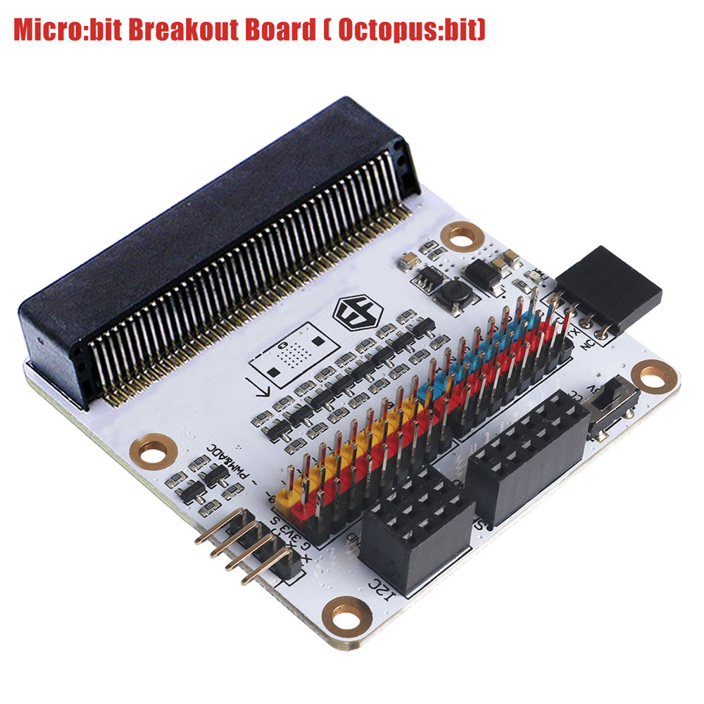 Micro bit Breakout Board Solve Power Supply Matters Completely Match with BBC Micro bit Pins