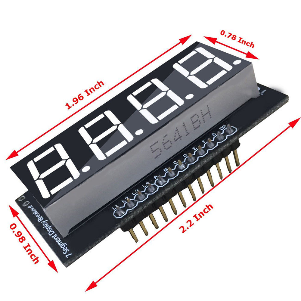 4 Digit 7 Segment Led Display Module Arduino - Vrogue