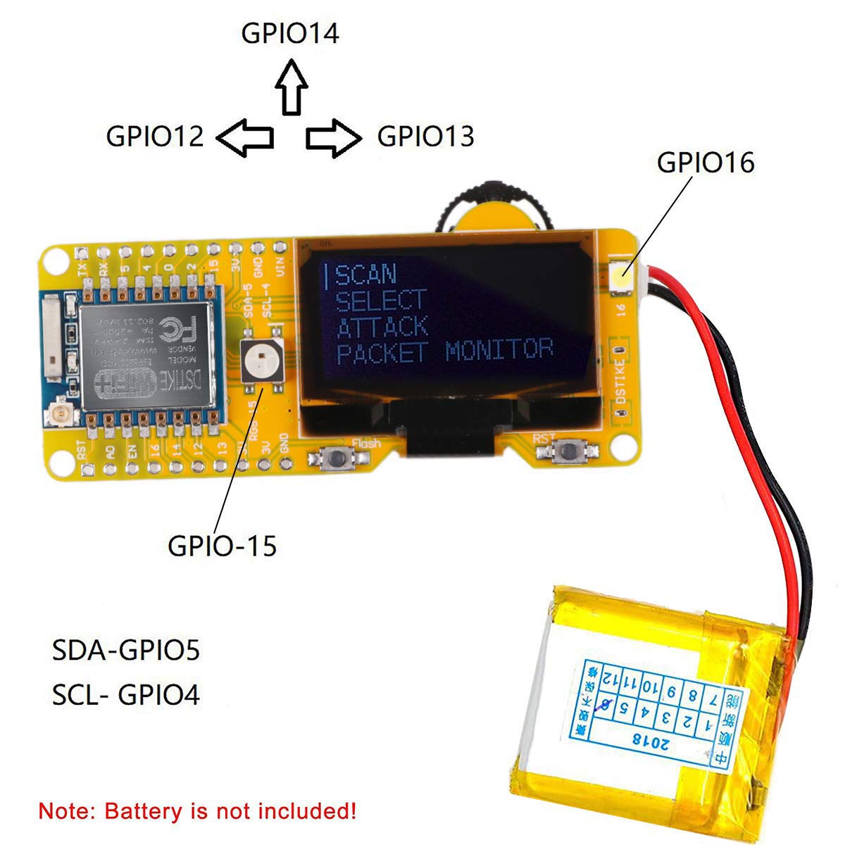 esp8266 deauther password