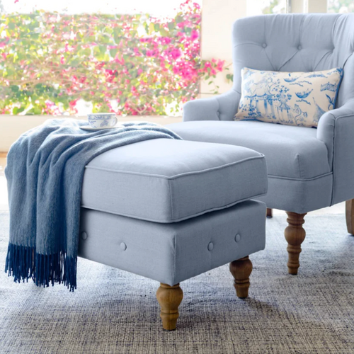 DEB linen buttoned armchair with footstool.png__PID:fe3597b3-1032-4814-bd1c-1461f465a36e