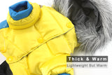 New Arrival - Adidog Warm Waterproof Dog Suit With Furry Hoodie For Winter