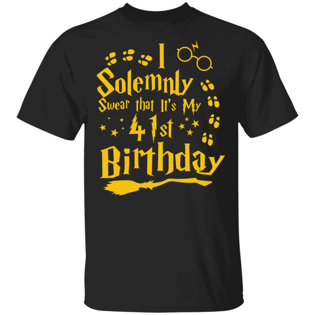Download I Solemnly Swear That It's My 41st Birthday T-shirt Harry Potter Tee - Bounce Tee