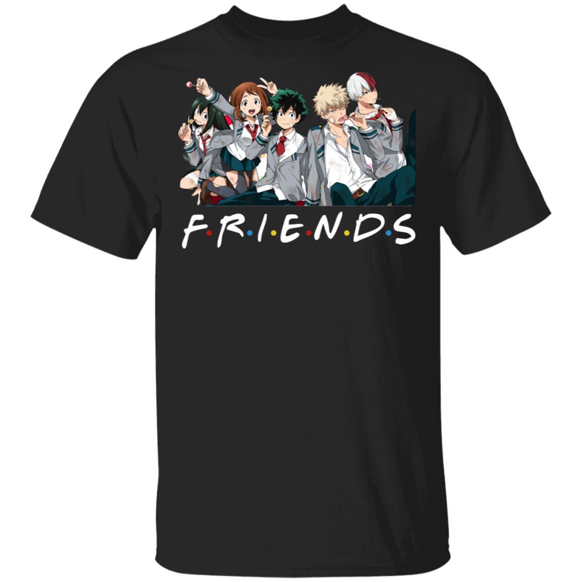 My Hero Academia T-shirt FRIENDS Style Anime Tee - Bounce Tee