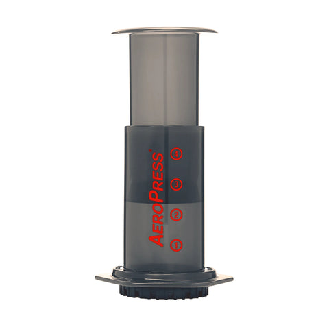 Image shows the AeroPress brewer