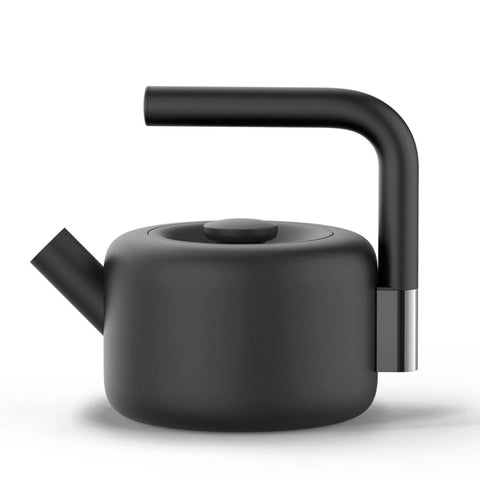 This is kettle Clyde from Fellow, it is black and supports up to 1.7 liters of water. 