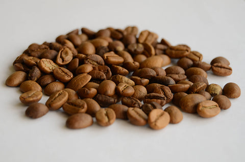 This is Monsooned Malabar coffee from India. Picture from Wikipedia. 