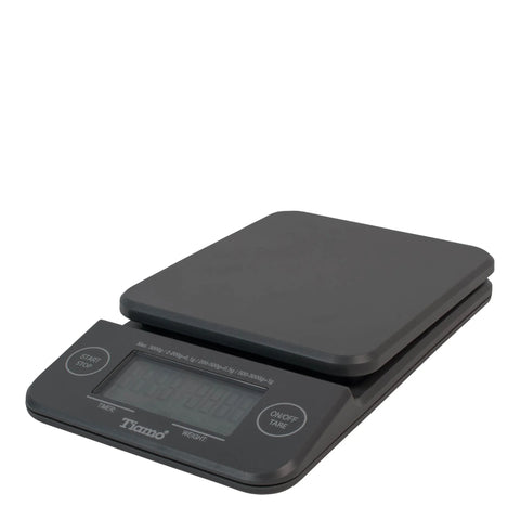 Timer black by Tiamo, a great entry level coffee scale. 