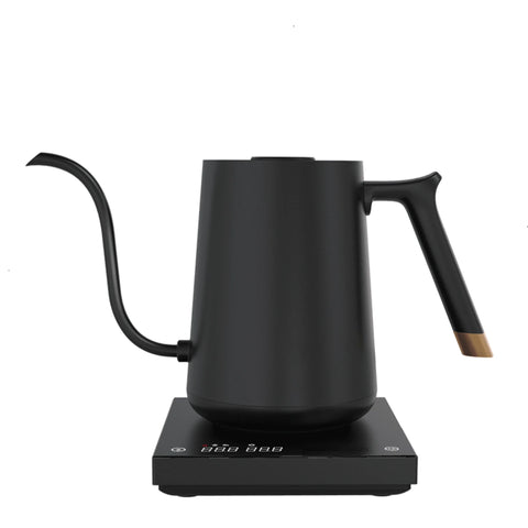 This is kettle black electric from Timemore, it supports 800ml of water and takes only tree minutes to boil water. 