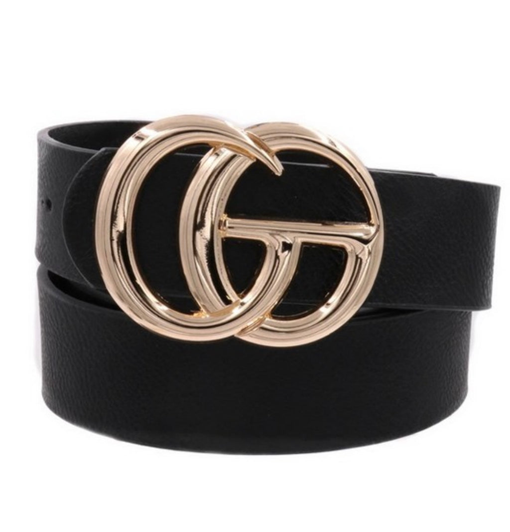 Chanel Belt With Double C Buckle Black Black-Toned Metal Women Belt -  Clothingta