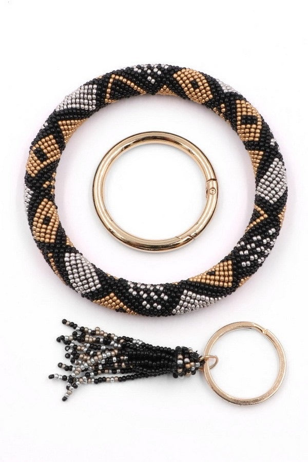 The Beaded Bracelet Keychain