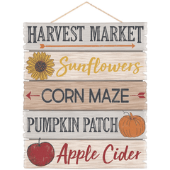 HARVEST MARKET SIGN