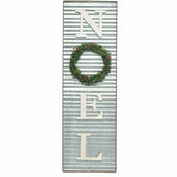 NOEL PORCH SIGN WITH WREATH