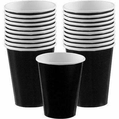 Amscan Disposable Party Paper Cups Tableware, Frosty White, 9oz., Pack of 20