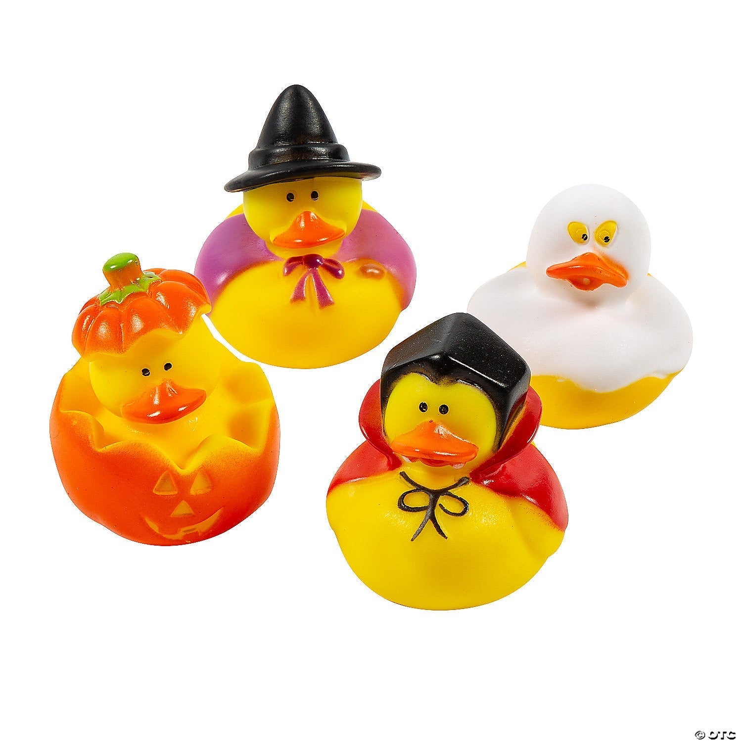 Mini Fall Leaf-Printed Rubber Ducks - Ultimate Party Super Stores