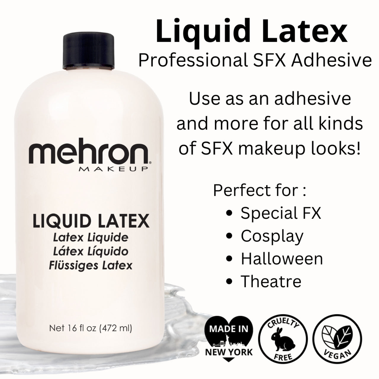 Liquid Latex - 1 oz - Ultimate Party Super Stores