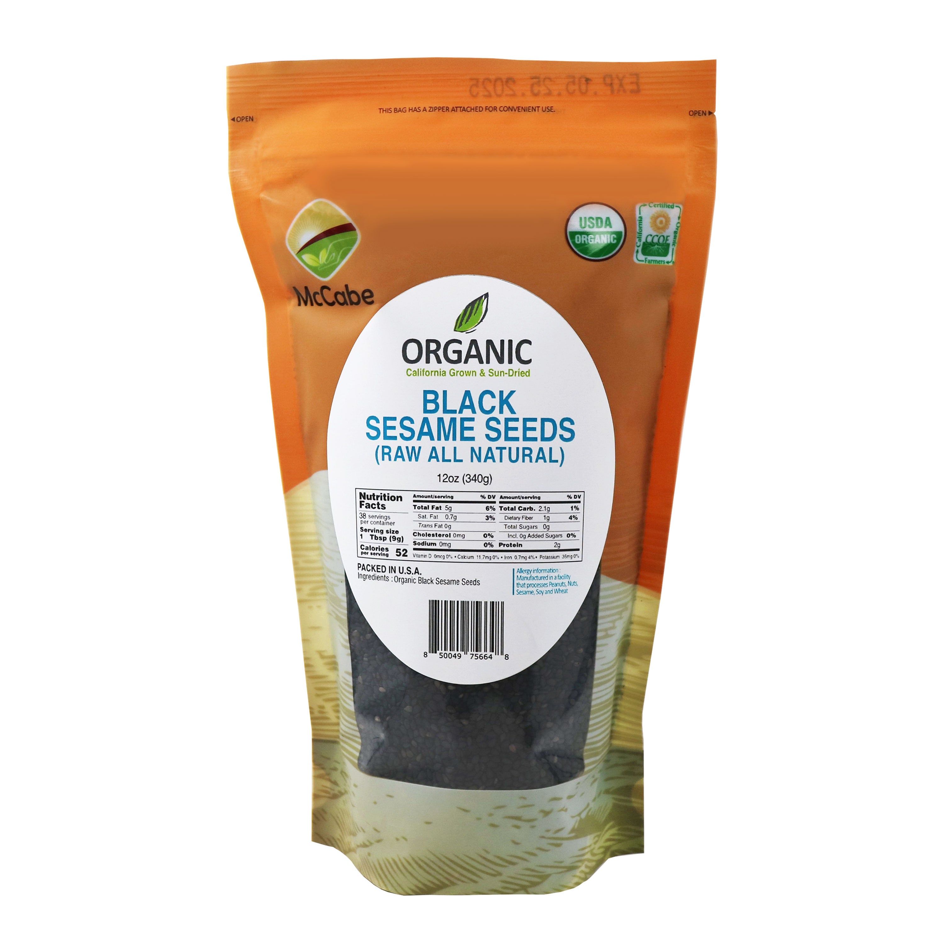 McCabe Organic Black Sesame 12oz