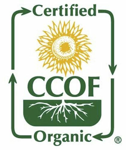 CCOF Organic certified