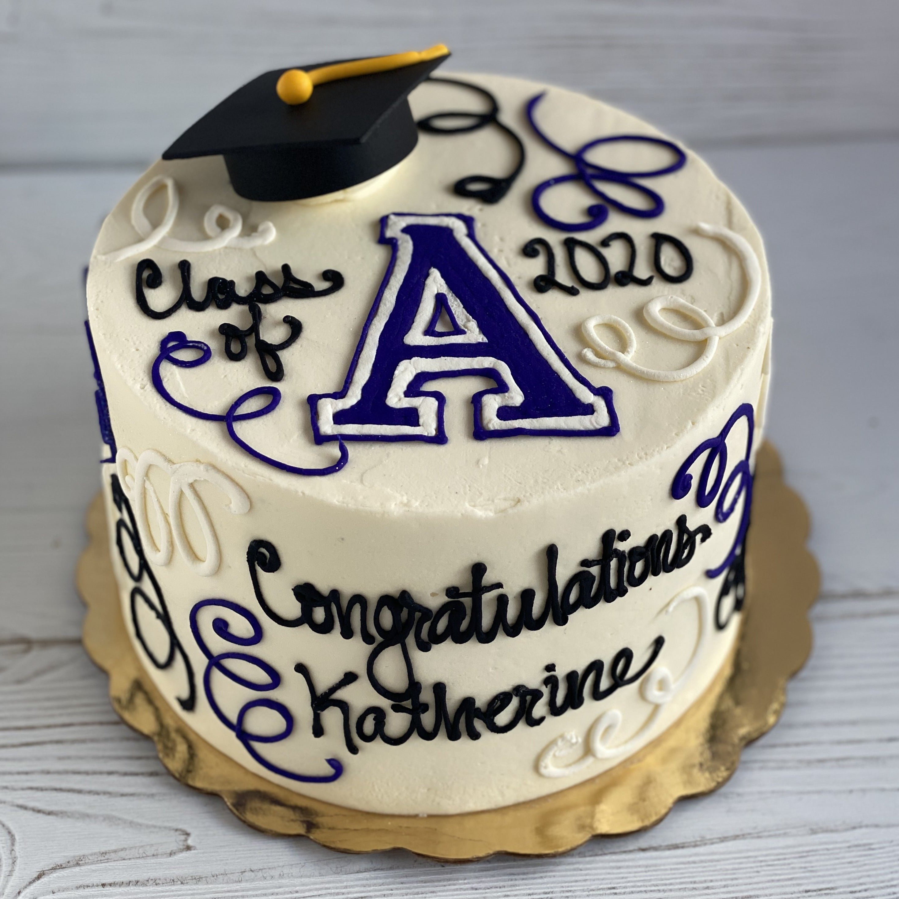 Graduation Logo Cake (Amherst College) Harvard Sweet Boutique Inc